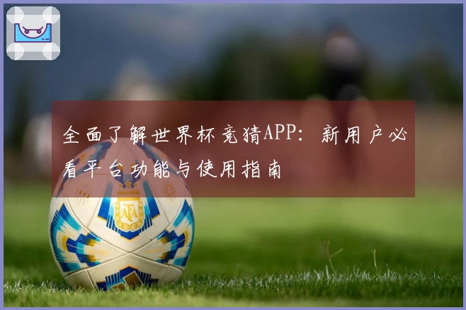 全面了解世界杯竞猜APP：新用户必看平台功能与使用指南
